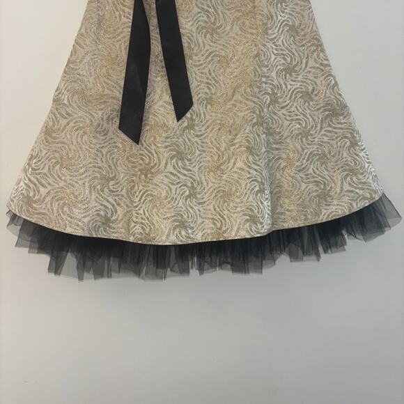 Gunne Sax Dress Sz S 3 Strapless Bow Classy VTG Y2K Whimsigoth 1990s Grunge Rock - Picture 4 of 10